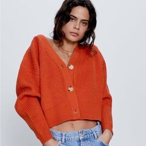 Zara Knit Cardigan Sweater